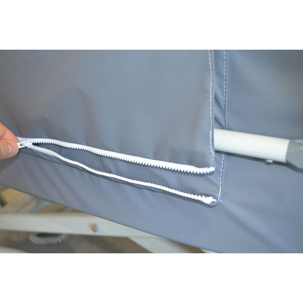 Protection de barrière de lit zippée