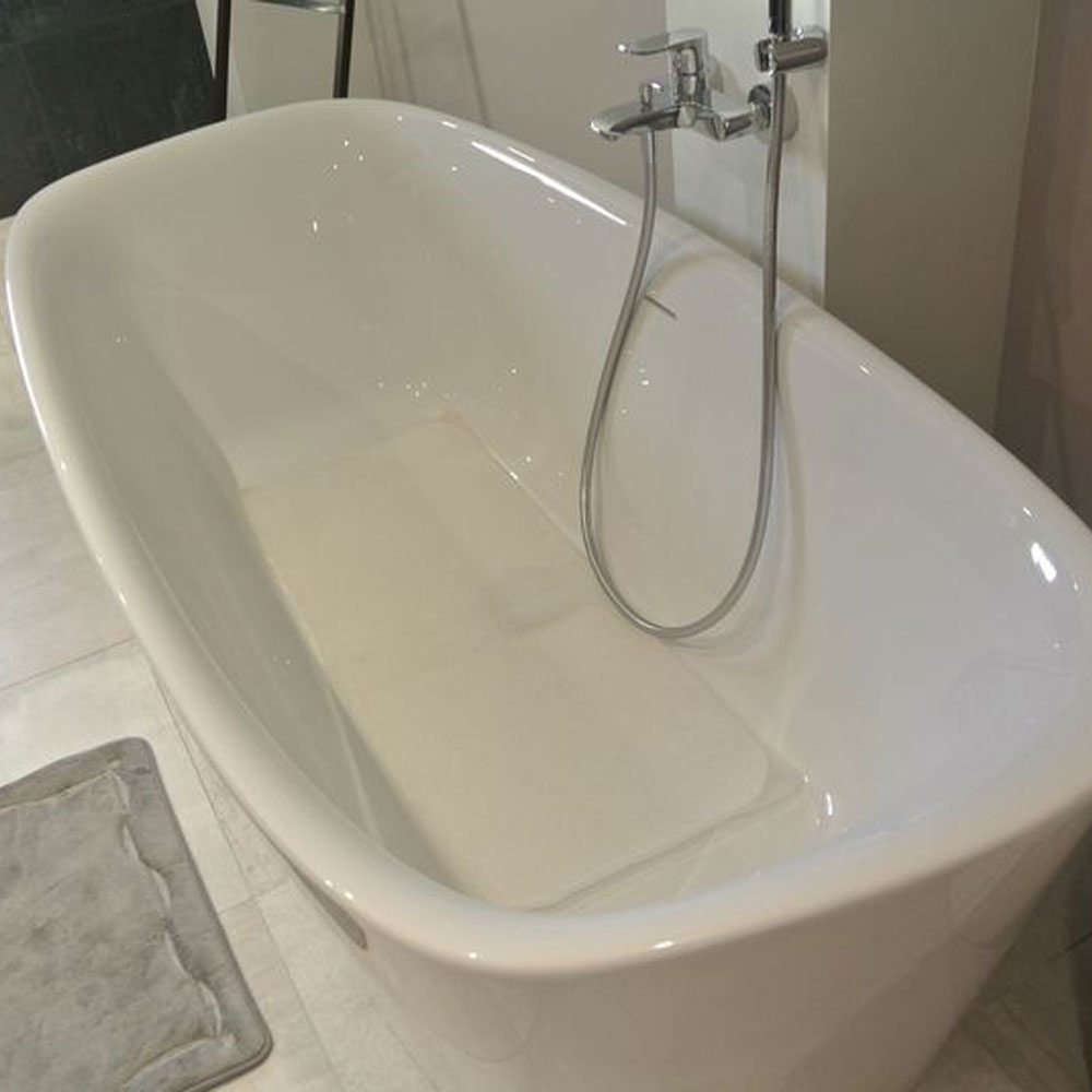 Tapis de bain Antigua blanc