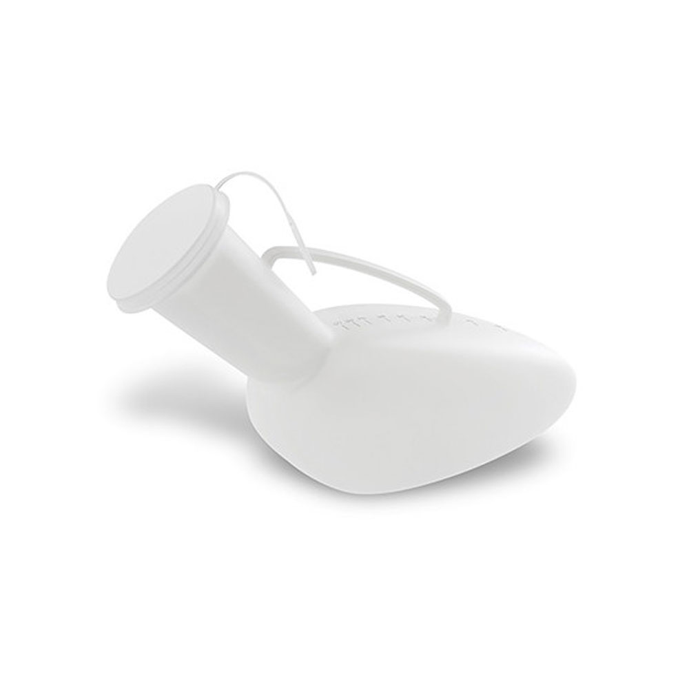 Urinal gradué avec couvercle pic solution